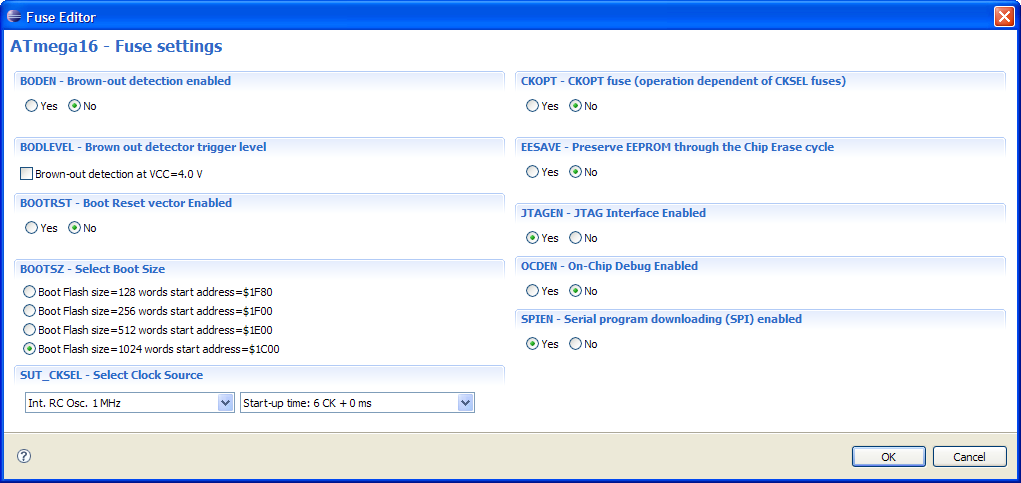Fuses editor